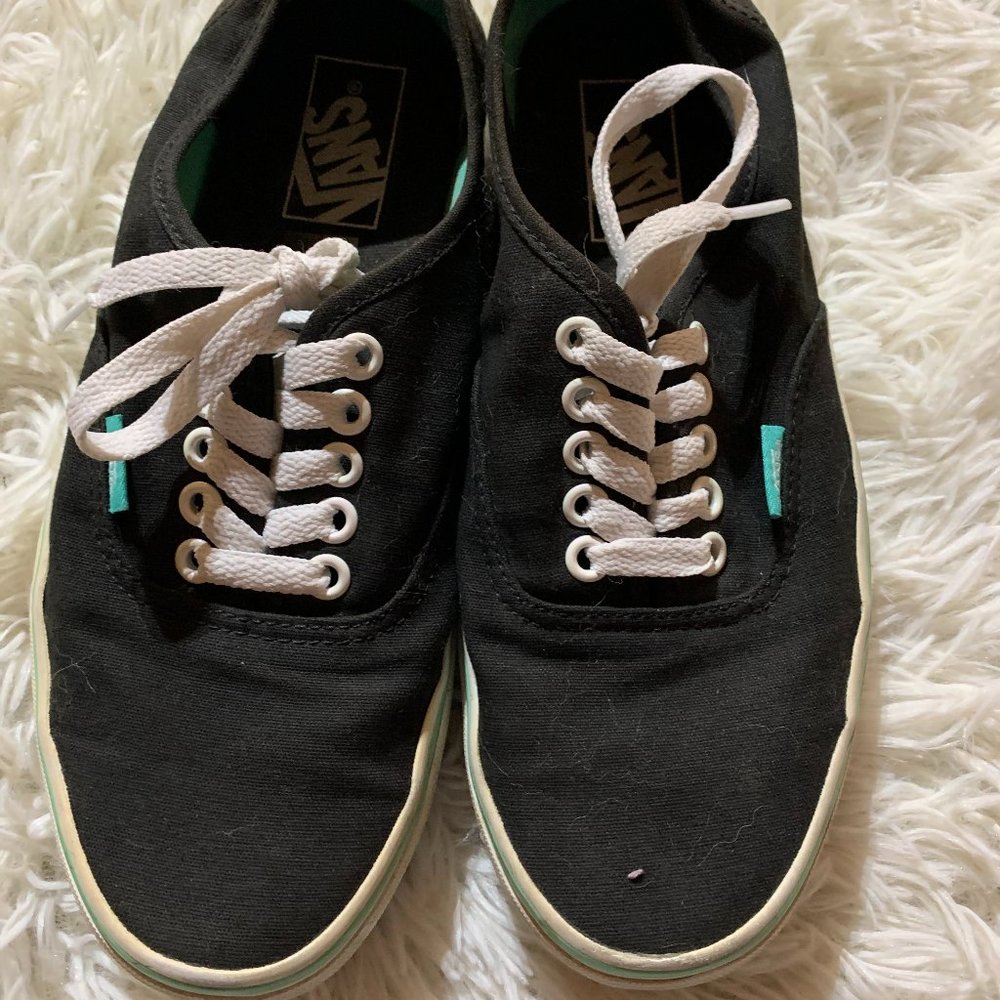 Vans Shoes Black/Mint - 6.5M 8W
